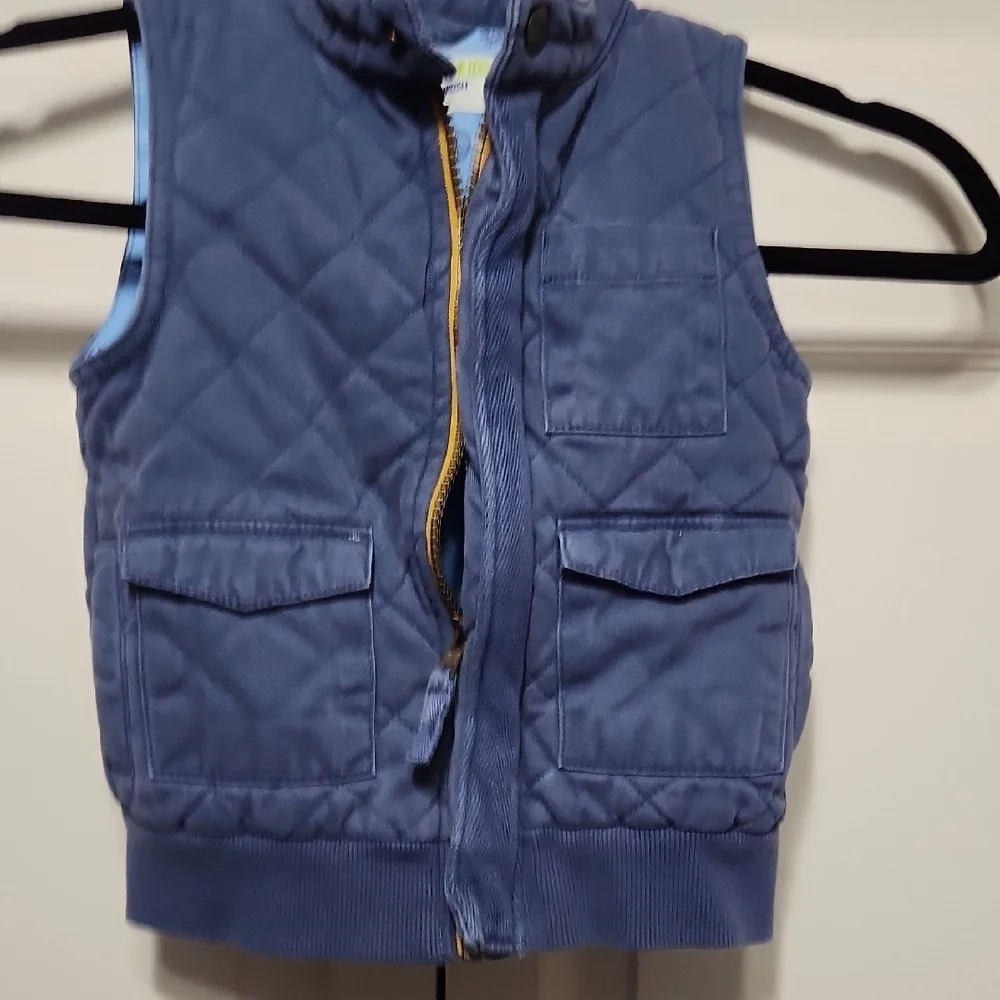 Oshgosh B'gosh Quilted Blue Kids Thick Warm Vest Coat size 2T